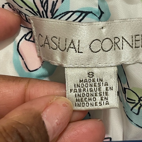 Vintage Casual Corner Pale Pink Trenchcoat Size Small - Picture 10 of 11